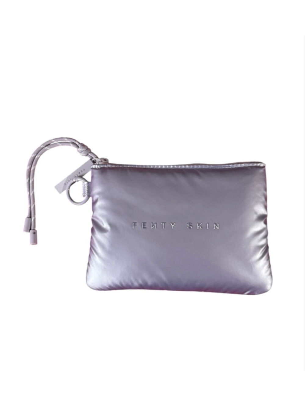 New Fenty Charm for bag, Puffy zip pouch Purple pouch, mini